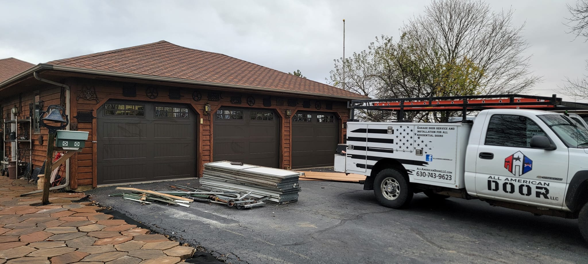 Garage door replacement service